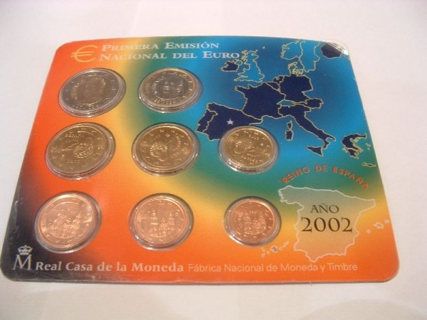 (afbeelding voor) BU set Spanje 2002
